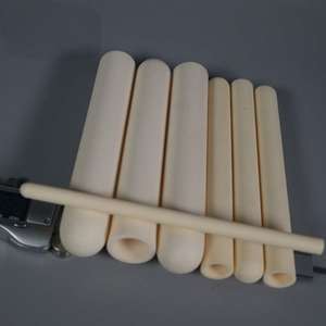 Tubo de Protección de Cerámica Piezoeléctrica para Termopar de Alúmina de Alta Pureza Vhandy, Resistente a la Corrosión, Larga Vida Útil, Amarillo - Product Image 2