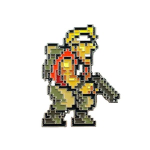 Broche Malk en métal de dessin animé en gros, jeu de pixels entourant l'insigne en métal, épinglettes en émail - Product Image 6