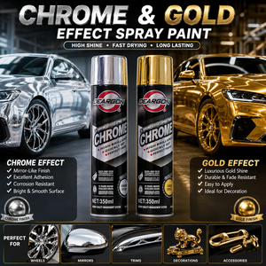 สเปรย์พ่นสีโครเมี่ยมใสสำหรับรถยนต์ <span class=keywords><strong>สี</strong></span><span class=keywords><strong>ทอง</strong></span>โครเมี่ยมสำหรับสแตนเลส - Product Image 2