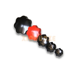 Đen Bakelite sao Xử lý núm nhựa bảy góc Sao cơ khí kẹp tay quay knobs với ren <span class=keywords><strong>Stud</strong></span> - Product Image 2