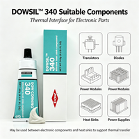 DOWSIL 340 Blanc 142g Pâte thermique en silicone à haute conductivité thermique pour le refroidissement des semi-conducteurs du processeur