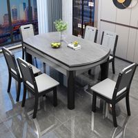 Table à manger pliante rétractable simple et moderne pour la maison