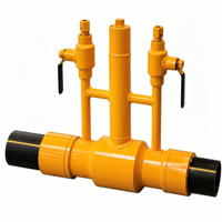Válvula de Bola Manual con Brida de Gas PE-F.S (Acero al Carbono) OEM