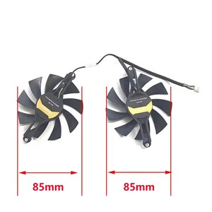 พัดลม2ตัวใหม่พัดลม GPU 4PIN <span class=keywords><strong>RX5500</strong></span> <span class=keywords><strong>XT</strong></span> ขนาด85มม. สำหรับ panlei RX 5500XT RX 580 8G อะไหล่การ์ดจอ RX550 2048SP - Product Image 6