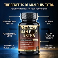 Capsules Maca Man Power Maca Plus, complément alimentaire à base de plantes, Ashwaganda KSM-66, Ginseng Panx pour améliorer la vitalité masculine