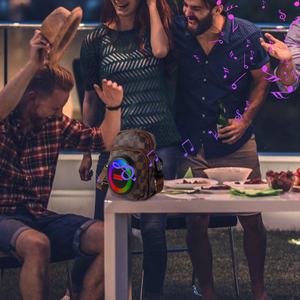 2025 nueva llegada diseño de bolso de hombro especial altavoz BT inalámbrico portátil tarjeta SD bolso altavoz <span class=keywords><strong>Karaoke</strong></span> para mochilero/excursionista - Product Image 3