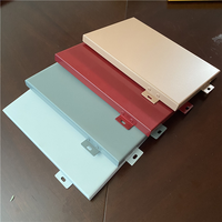 Panneaux de bardage en aluminium pour murs-rideaux, décoration de façade extérieure de bâtiment, surface lisse et plane, taille sur mesure, vente en gros