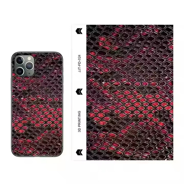 OEM/ODM Customize PVC Waterproof Phone Back  Protective Anti Scratch 3D Relief Sculpture Skin Sticker Stock Available for IPONE