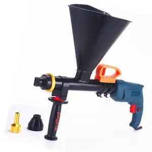850W Eapmic Mortar Pointing Grouting Gun Cement Grout Caulking Tool for Tuck Pointing, Masonry Walls and Floors & 1 Oiler & 2 No