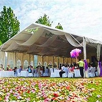 12x10m 12x15m 12x20m 12x25m fête de mariage en plein air grand entrepôt grande tente personnalisée grande portée tente pour exposition d'événement