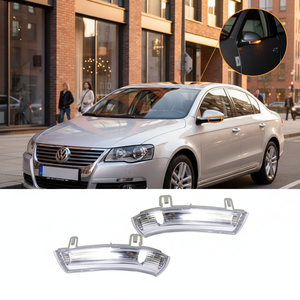 Clignotants LED clairs pour rétroviseurs VW B6 VI, gauche et droite, 2006-2011, garantie 1 an, 1K0949102 1K0949101 - Product Image 2