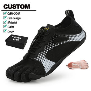 Chaussures d'escalade pieds nus à cinq <span class=keywords><strong>doigts</strong></span> personnalisées, semelle en caoutchouc légère, tissu en coton pour l'hiver, l'été et le printemps, logo personnalisé - Product Image 1