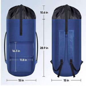 Échantillon gratuit – Sac à dos de transport de linge commercial grande capacité, étanche, avec logo personnalisé, idéal pour le sport et les voyages - Product Image 2