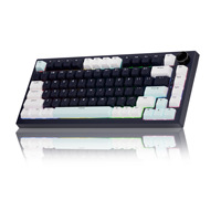 Clavier de jeu sans fil AULA 99 Tri-mode (5.0/2.4GHz/USB-C) avec rétroéclairage RGB, inclinaison réglable, bouton multimédia programmable et pavé numérique