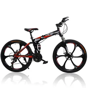 Roda de bicicleta dobrável de 26 polegadas, liga de alumínio e magnésio, bicicleta integrada