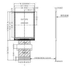 2 pulgadas 2,0 ''240x320 Resolución Color TFT Panel de pantalla LCD TFT Pantalla SPI RGB MCU Interfaz Módulo LCD para la industria - Product Image 6