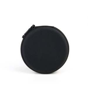 Étui personnalisé pour lecteur CD, petit étui rigide noir en EVA pour CD/DVD avec poche en filet - Product Image 1