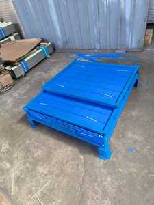 כלוב אשפה מתקפל כפול דלתות מפלדה, באיכות גבוהה, ישירות מהמפעל במחיר מיוחד - Product Image 4