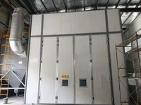 Cabine de sablage à recyclage automatique / Salle de sablage avec système de dépoussiérage