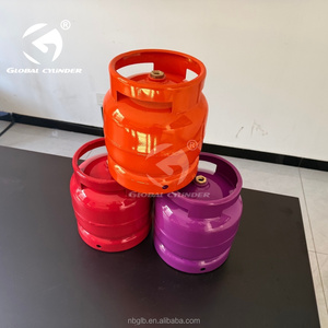 Cilindro de Gas <span class=keywords><strong>Butano</strong></span> Portátil Global de 3 kg, Acero Duradero de 6.6 L, Baja Presión, Certificado ISO, para Cocina Doméstica, Color y Logotipo Personalizados de Fábrica - Product Image 4