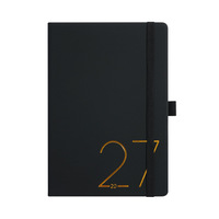 Agenda 2027 Transfronteriza, Planificador Diario de 365 Días, Cuaderno de Gestión del Tiempo, Bloc de Notas de Oficina y Calendario Anual, Regalo de Piel Sintética