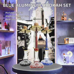 Metal Hookah Standalone Base Glass Hookah Bowl Spring Tobacco Pipe Holder for Lounge <b>Bar</b> - Product Image 6