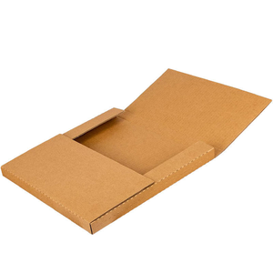 Boîte en papier kraft brun pour le stockage et l'expédition de disques vinyles, emballage personnalisé imprimé pour l'emballage de disques vinyles - Product Image 3