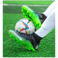 Chaussures de football unisexes COMSTEP F5SLNX2309 pour l'hiver, avec empeigne en tissu respirant, semelle intermédiaire en carbone, semelle extérieure en caoutchouc, crampons antidérapants.