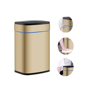 6L 8L 10Ll automatic touchless sensor smart infrared bin odor seal trash can touchless dustbin for kitchen waste garbage can