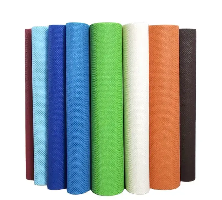 Tecido não tecido Pp Spunbond colorido laminado biodegradável personalizado para sacola de compras
