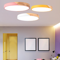 Lámpara de techo interior 170V-265V 20W Luz LED plana para supermercado Oficina Hospital Tienda Iluminación