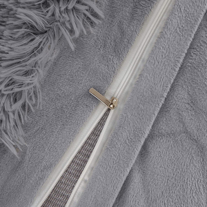 100 Polyester 3 Cái Giường Full <span class=keywords><strong>Set</strong></span> Faux Fur Nhung <span class=keywords><strong>Bedding</strong></span> <span class=keywords><strong>Set</strong></span> Fluffy Sang Trọng Xù Xì Duvet Cover <span class=keywords><strong>Set</strong></span> Bedspread Vua Kích Thước - Product Image 6