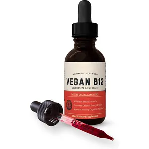 Suplemen kesehatan nutrisi cair tetes vitamin c kustom Logo Label pribadi Vegan organik