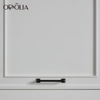 Armoires de cuisine modernes OPPOLIA style Shaker, placards laqués blancs pour projets résidentiels et fournitures de construction