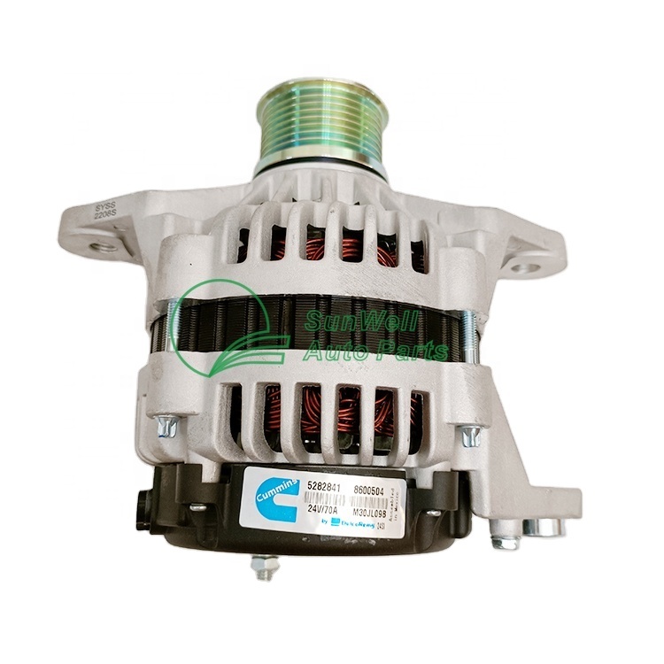 Детали дизельного двигателя M11 генератор переменного тока 24 В 70A 5282841 2874863 4993343 3935531 3920617