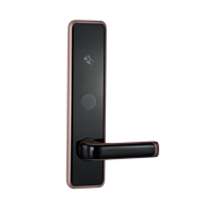 Cerradura de Hotel G805B con Tarjeta RFID, Función de Desbloqueo con Tarjeta, Compatible con Gestión por Computadora y Móvil para Hoteles y Apartamentos