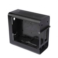 Pos coque d'ordinateur 595 Odm bureau Mini vente gratuite Argb bleu Cube serrure Matx auto S400 bois utilisé ouvert mince mur présage Cwap Lian moule