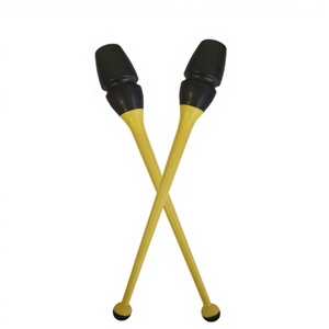 Bastoni per Ginnastica Ritmica Personalizzabili 36cm/41cm/46cm, Unisex, con <span class=keywords><strong>Testa</strong></span> in Gomma e Asta in ABS, per Esercizi Artistici - Product Image 5