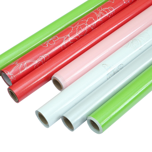 วอลเปเปอร์ติดตู้ครัวแบบมันเงาสีแดงประกายกลิตเตอร์ วัสดุ PVC แบบลอกติดเอง ม้วนใหญ่ ผลิตในจีน - Product Image 3