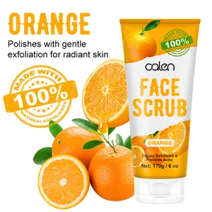 Oalen Private Label 100% Natuurlijk Kerstcadeau Verhelderende Huid Exfoliëren Oranje Scrubs