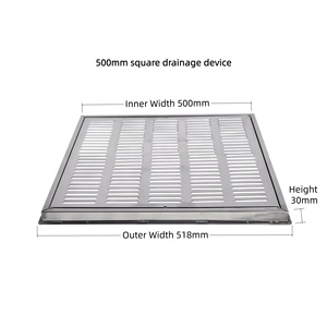Grille de couvercle de drain de <span class=keywords><strong>piscine</strong></span> en acier inoxydable 304, raccords de sortie d'eau de spa, accessoires de filtre, ensemble de raccords de tuyauterie - Product Image 5