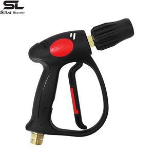 Pistolet à eau haute pression Sulai Machinery 4000 psi, pression réglable, connecteur en cuivre pour lavage auto et dégraissage - Product Image 1