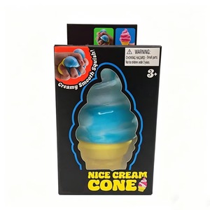 <b>Torch</b> Ice Cream Cone Shaped Decompression Toy for 0-24 Months Unisex Releases Squeezing and Kneading Music - Product Image 1