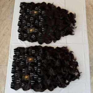 Paquets de cheveux bruts non traités, vendeur en gros de cheveux humains indiens blonds, cheveux vierges bruts à cuticule alignée - Product Image 1