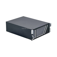 Chassis Server Rak 4U L600W436H177mm Baja SGCC 1.0mm + Panel Aluminium 6mm Dual Mini-ITX MB 2U PSU Redundant 2*2.5" HDD
