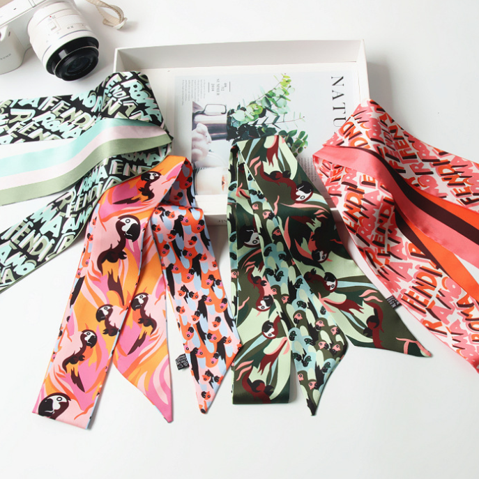 Новый дизайн, высококачественные шарфы из искусственного шелка, атласный шарф, шарфы для волос по отличной цене