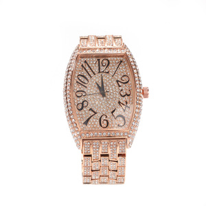 <span class=keywords><strong>Orologio</strong></span> Quadrato Hip Hop da Uomo, Orologi di Lusso con Diamanti, Orologi Classici per Uomo e Donna, Spedizione Diretta - Product Image 1