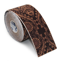 Tatoo Imprimé Muscle Tape 5cm Personnalisé Kinésiologie Tape Quatre Voies Stretch Nylon Hyposensible K Tape Étanche Échantillon Support