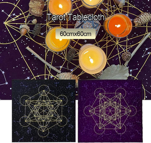 Tapiz de brujería de Tailai, astrología, <span class=keywords><strong>Tarot</strong></span>, tarjetas de adivinación, mantel, sol, luna, estrellas, alzar, colgar en la pared - Product Image 3