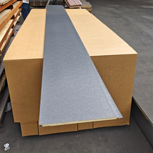 Panneaux sandwich en métal isolés à haute densité, résistance à l'eau CE ISO, <span class=keywords><strong>prix</strong></span> des panneaux d'isolation thermique - Product Image 4